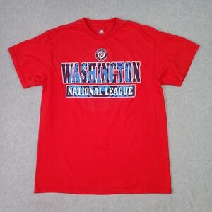 Washington Nationals Shirt Mens‎ Large Red MLB Baseball Genuine Merchandise